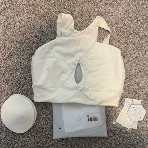 BuffBunny Harmony Halter Sports Bra Ivory